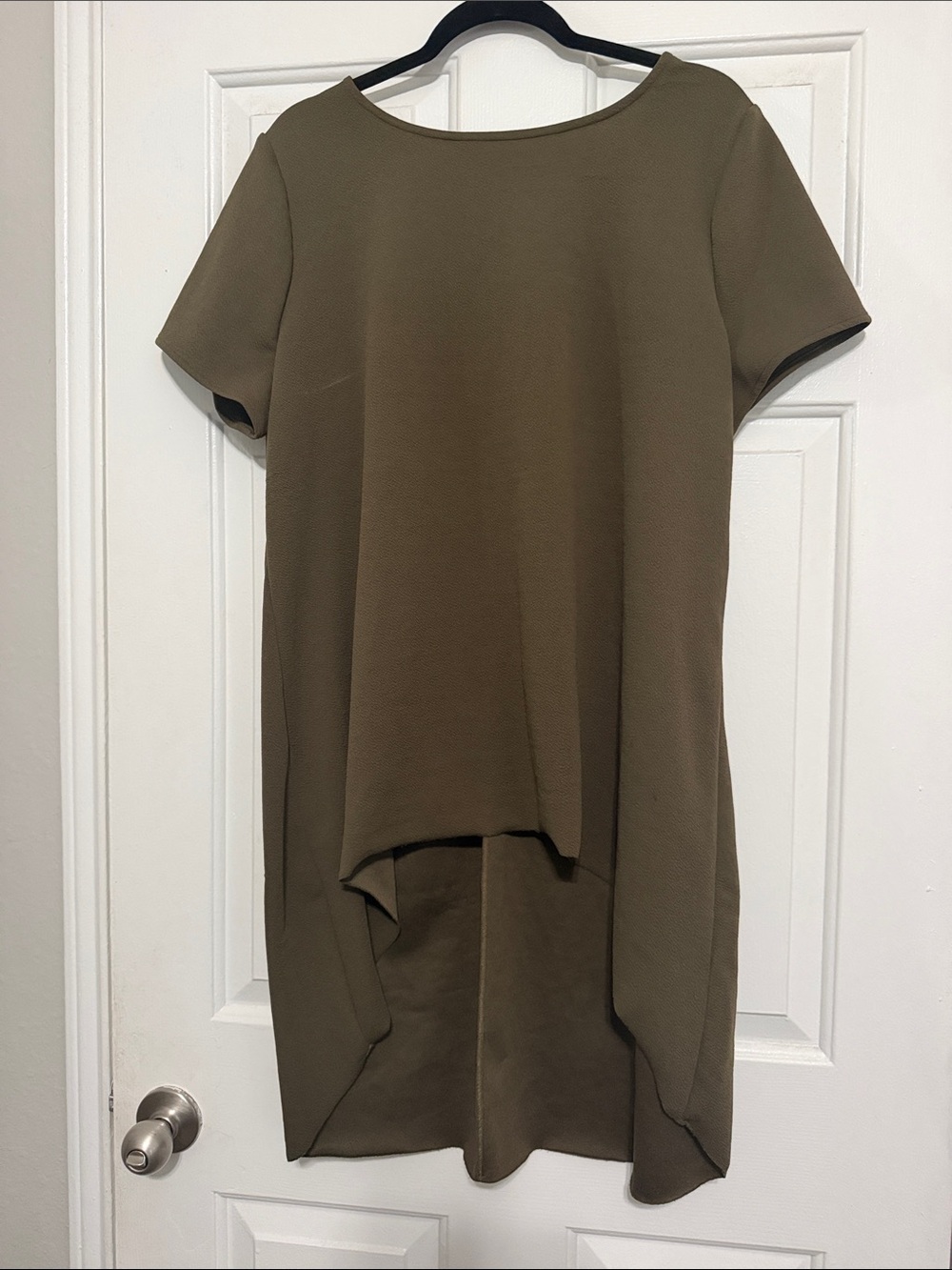Lane Bryant olive green hi low Tunic